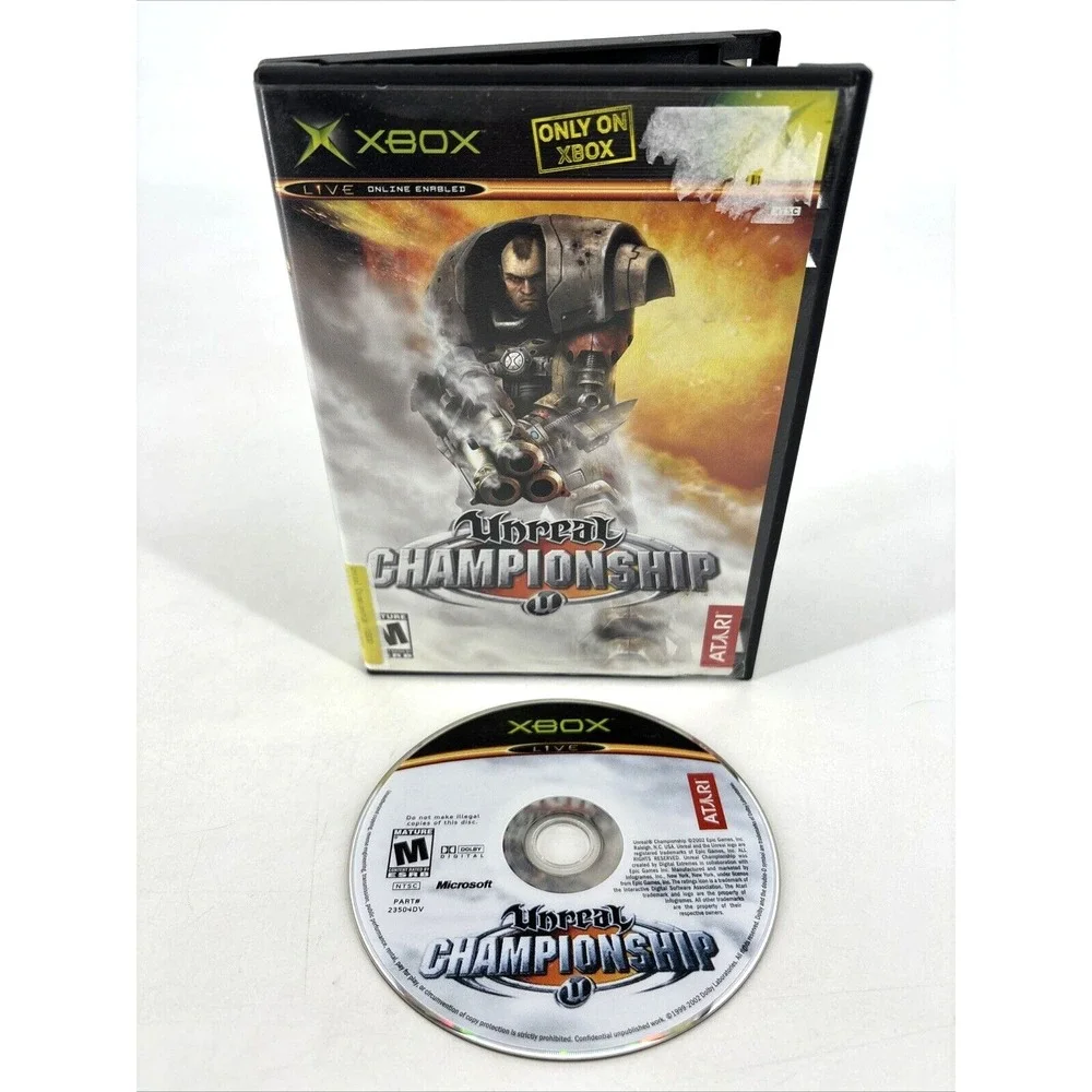 Unreal Championship (Original Xbox) Black Label Game‎ Tested